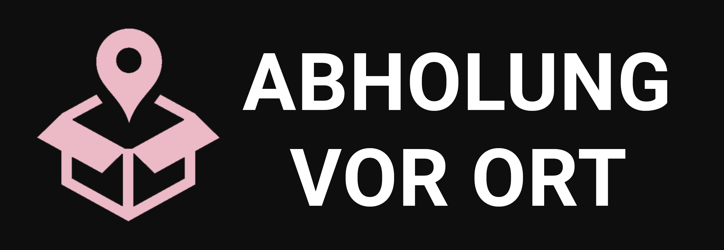 Abholung vor Ort